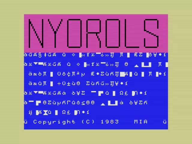 Image n° 1 - titles : Nyorols